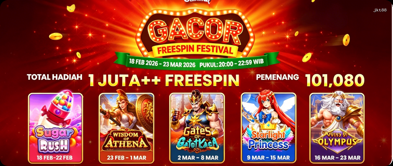 Login jkt88 Sekarang Bonus Melimpah